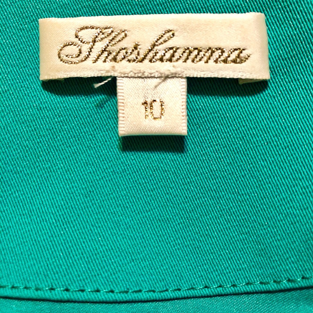 Shoshanna Green Belted Sheath Dress - Picture 4 of 4